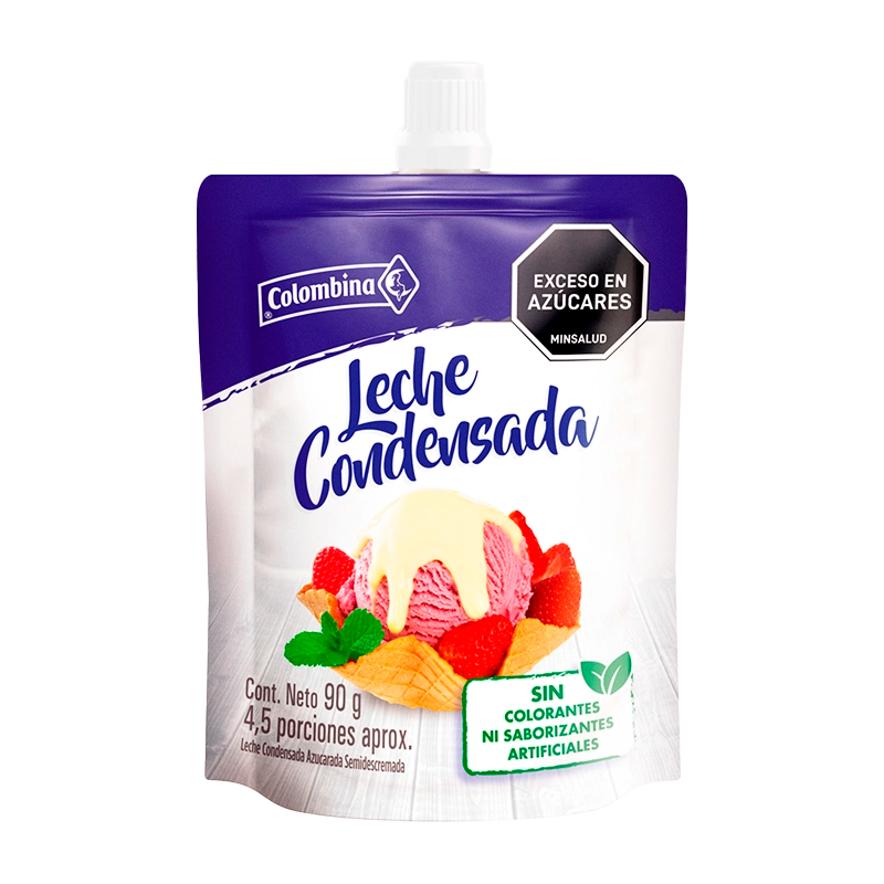 LECHE CONDENSADA COLOMBINA X 90 GR